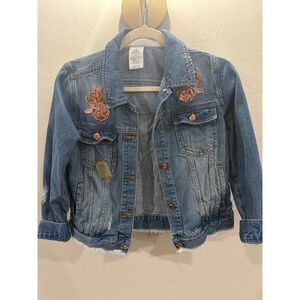 Girls Denim Jacket with Patches